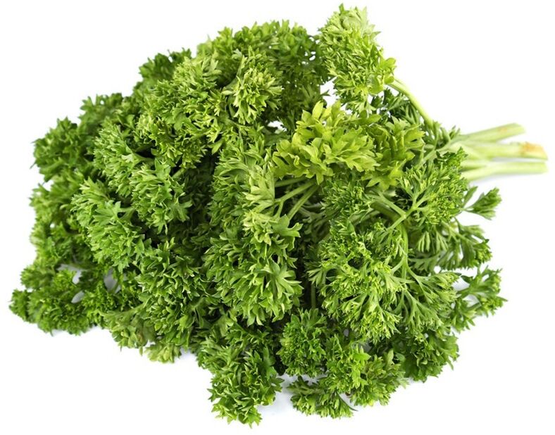 Curly parsley in the fight against chronic prostatitis. 