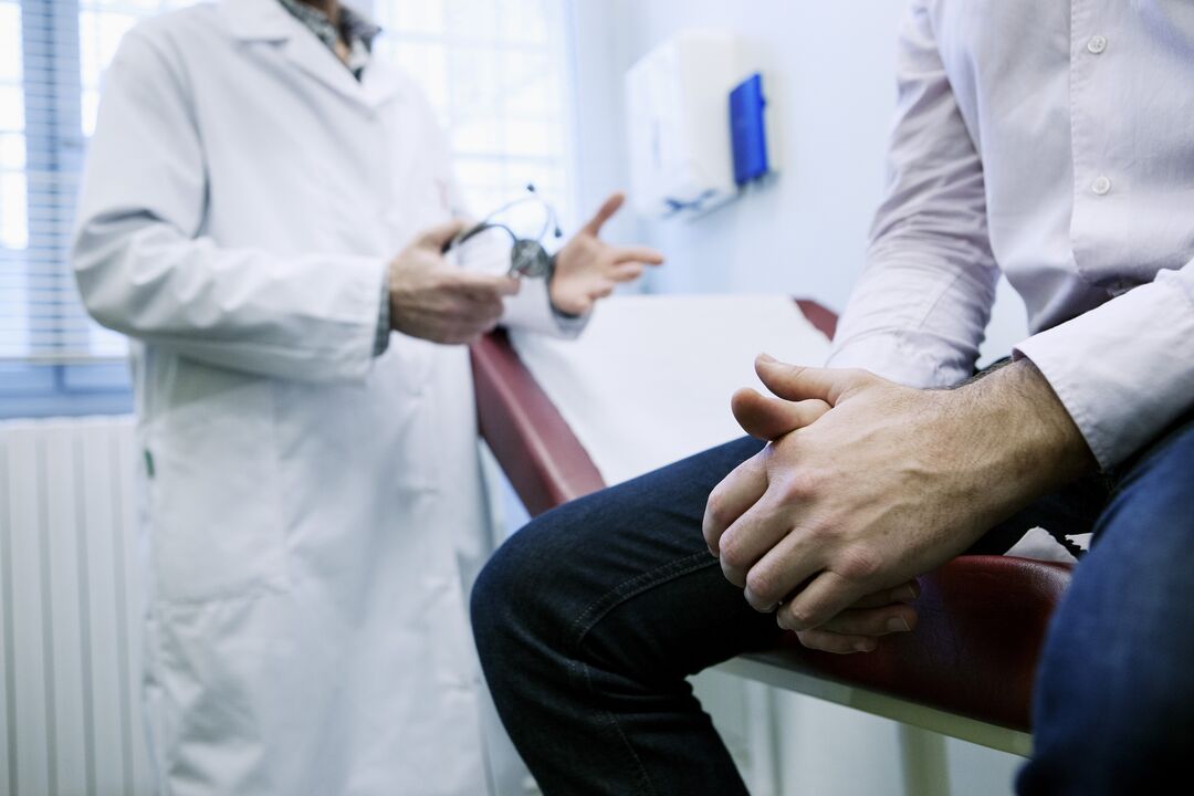 appointment with the doctor for the prevention of prostatitis